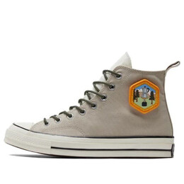 Converse: Серые кроссовки  Chuck 70 Hi