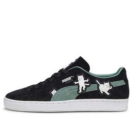 PUMA: Чёрные кроссовки  Suede