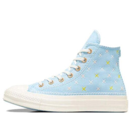 Converse: Голубые кроссовки  Chuck 70