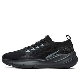 Fila: Чёрные кроссовки 