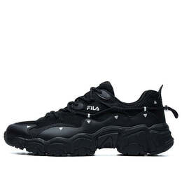 Fila: Чёрные кроссовки 