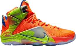 Nike: Оранжевые кроссовки  Lebron 12