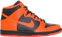 Nike: Оранжевые кроссовки  Dunk High