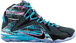 Nike: Синие кроссовки  Lebron 12