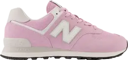 New Balance: Розовые кроссовки  574