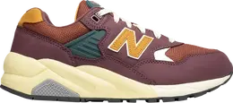 New Balance: Бордовые кроссовки 