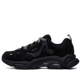 Fila: Чёрные кроссовки 