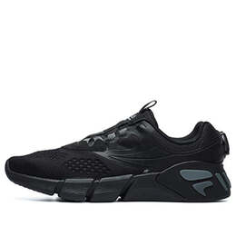 Fila: Чёрные кроссовки 