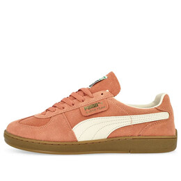 PUMA: Оранжевые кроссовки  Suede