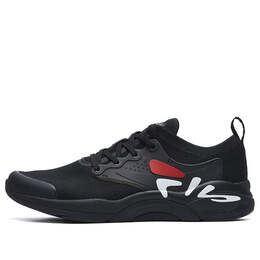 Fila: Чёрные кроссовки 