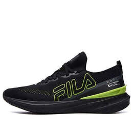 Fila: Чёрные кроссовки 