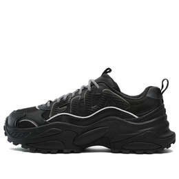 Fila: Чёрные кроссовки 