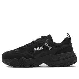 Fila: Чёрные кроссовки 