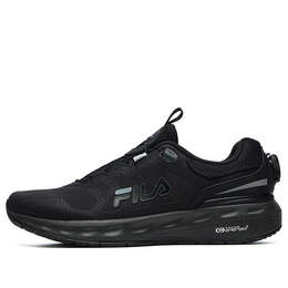 Fila: Чёрные кроссовки 