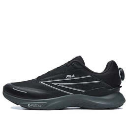 Fila: Чёрные кроссовки 