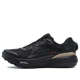 Fila: Чёрные кроссовки 