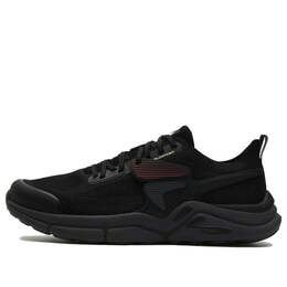 Fila: Чёрные кроссовки 