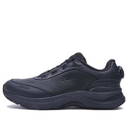Fila: Чёрные кроссовки 