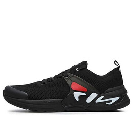 Fila: Чёрные кроссовки 