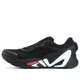 Fila: Чёрные кроссовки 