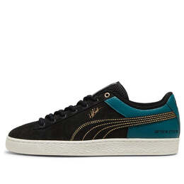 PUMA: Чёрные кроссовки  Suede