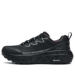 Fila: Чёрные кроссовки 