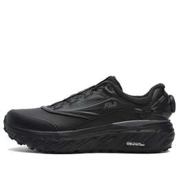 Fila: Чёрные кроссовки 