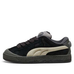 PUMA: Чёрные кроссовки  Suede