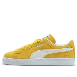 PUMA: Жёлтые кроссовки  Suede Classic