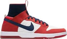 Nike: Красные кроссовки  SB Dunk High