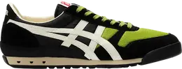 Asics: Чёрные кроссовки 