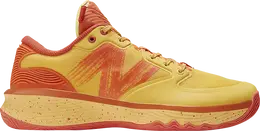 New Balance: Оранжевые кроссовки 