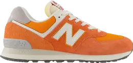 New Balance: Красные кроссовки  574