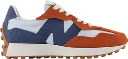 New Balance: Оранжевые кроссовки  327