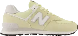 New Balance: Жёлтые кроссовки  574