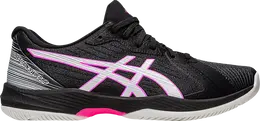 Asics: Чёрные кроссовки 