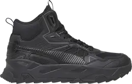 PUMA: Чёрные кроссовки 