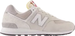 New Balance: Бежевые кроссовки  574