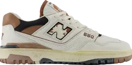 New Balance: Серые кроссовки  550