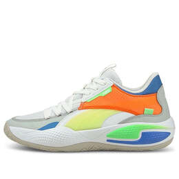 PUMA: Белые кроссовки  Court Rider
