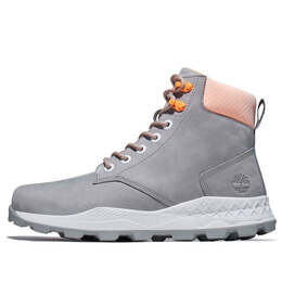 Timberland: Серые кроссовки 
