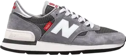 New Balance: Серые кроссовки 