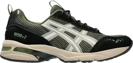 Asics: Зелёные кроссовки  Gel-1090