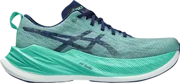 Asics: Зелёные кроссовки 