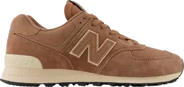 New Balance: Тёмные кроссовки  574
