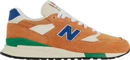 New Balance: Оранжевые кроссовки 
