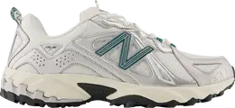 New Balance: Серебристые кроссовки 