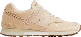 New Balance: Бежевые кроссовки  576