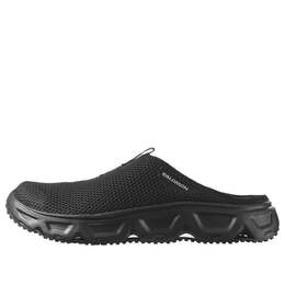 Salomon: Чёрные кроссовки 