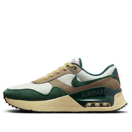 Nike: Зелёные кроссовки  Air Max